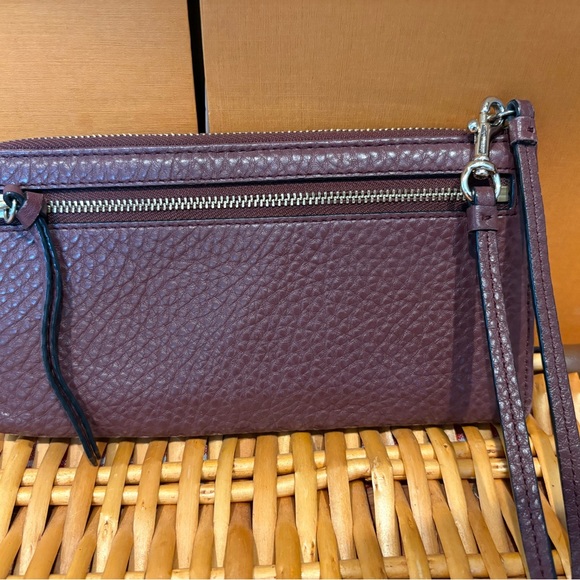Coach Brown Leather Wristlet - Picture 2 of 7